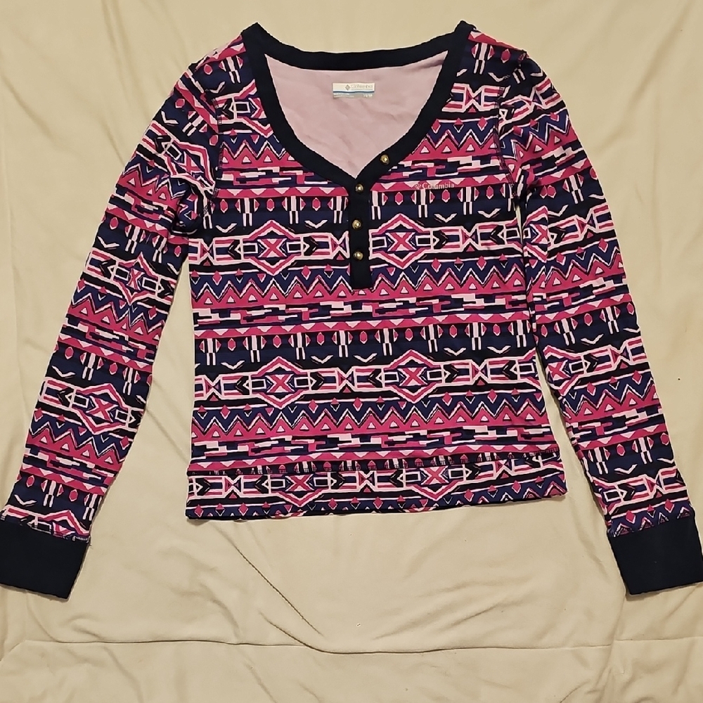 Columbia Pink And Purple Long Sleeve